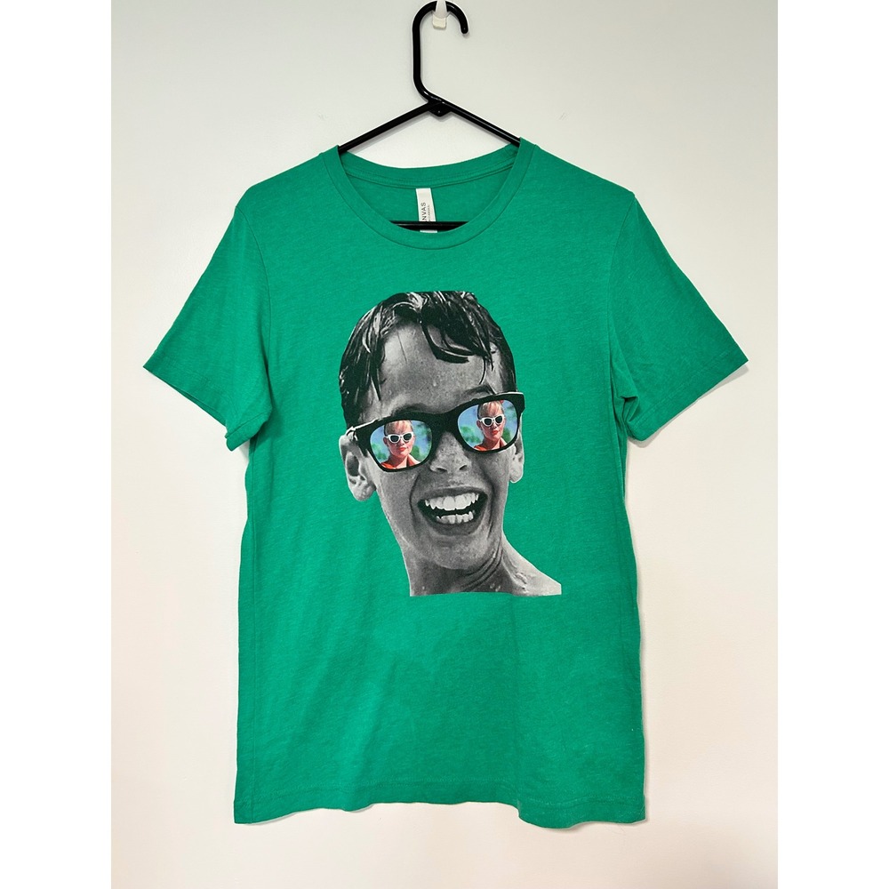 The Sand Lot Squints Green Graphic T-Shirt Sunglasses Lifeguard Crush Men Medium